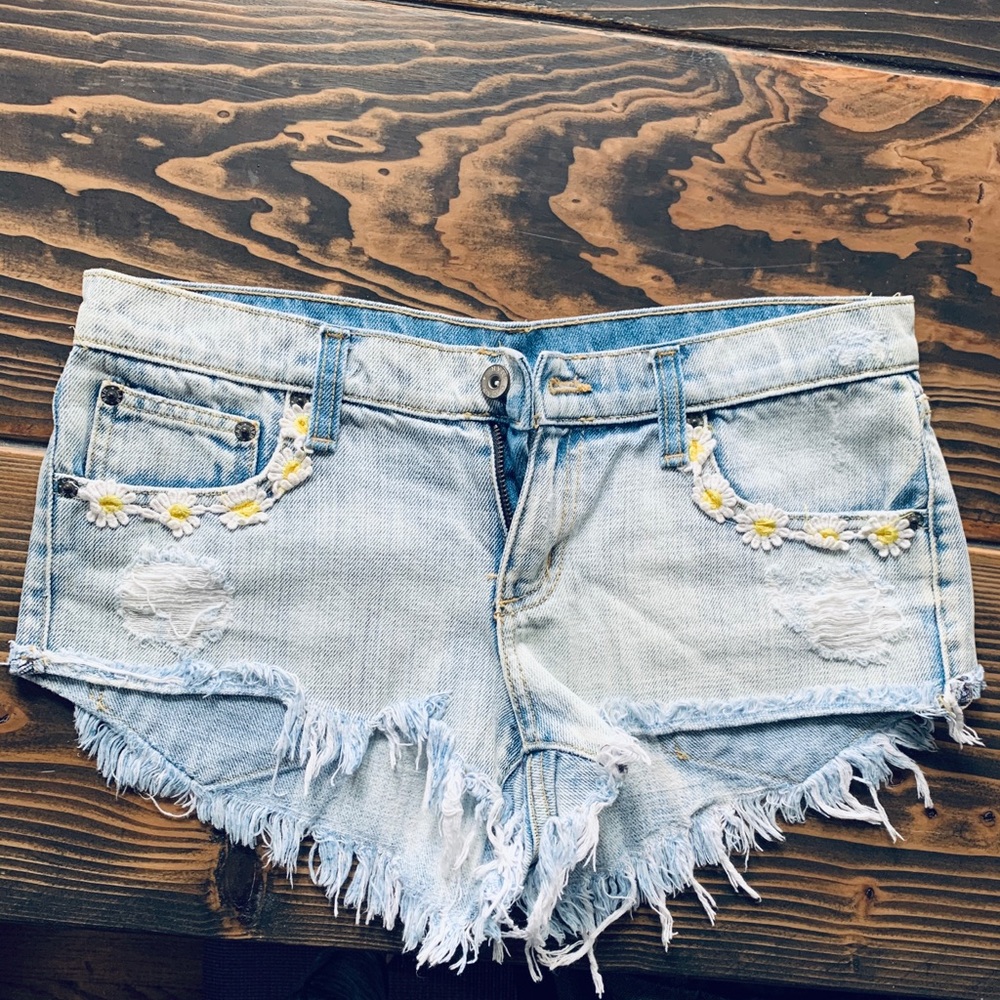 CARMAR distressed denim shorts